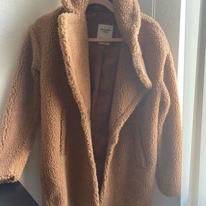 Abercrombie teddy coat NEW